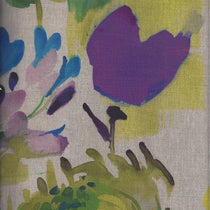 Painted Garden Sapphire Fabric by the Metre